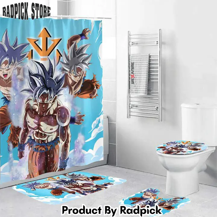 Dragon ball goku ultra instinct combo bathroom set   rp0201005